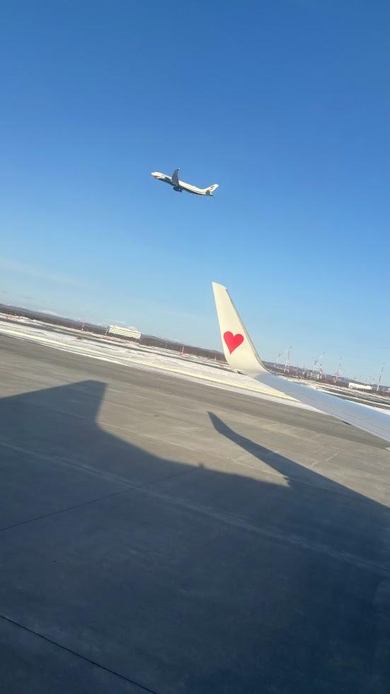 帰りの飛行機から撮った一枚